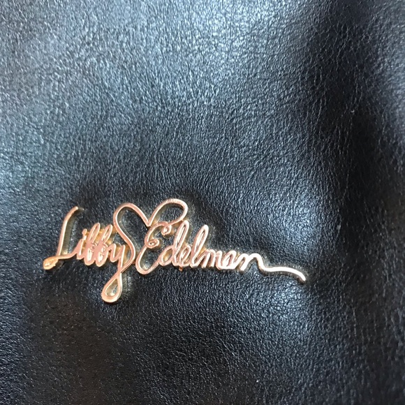 Libby Edelman Vegan Black Faux Leather Purse EUC - Picture 2 of 8